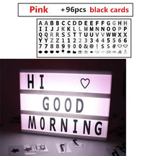 Load image into Gallery viewer, A4 A5 A6 Size USB AA Battery LED Combination