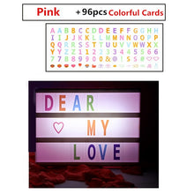 Load image into Gallery viewer, A4 A5 A6 Size USB AA Battery LED Combination